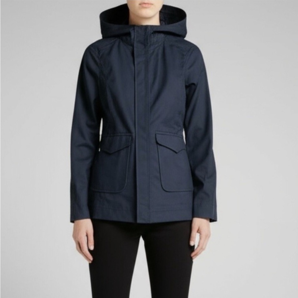 Aether Women's Navy Hooded Rain Jacket XS/1